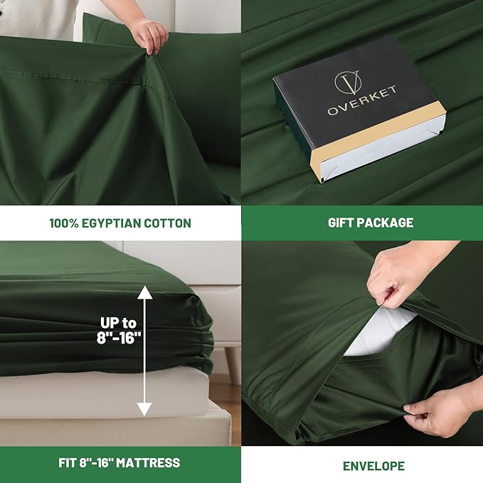 Bed Sheet Set - Queen - 4 Piece