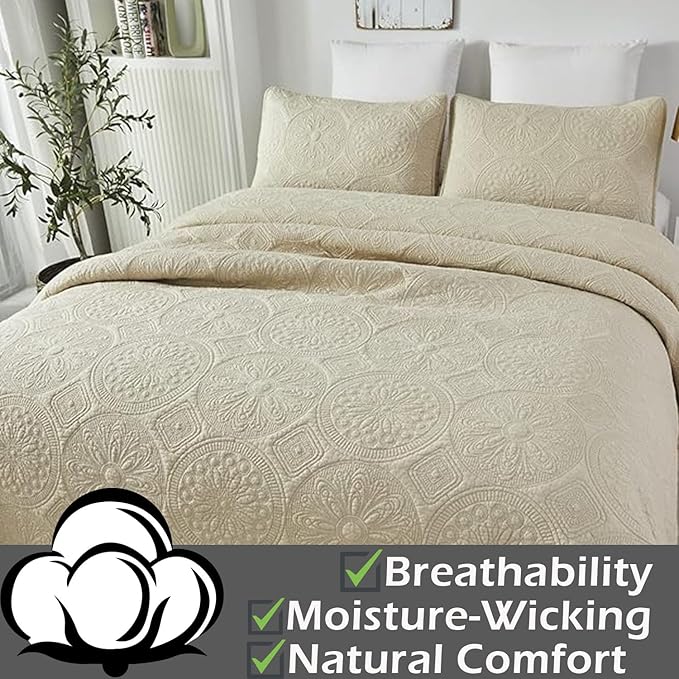 Quilt Set - King - 3 Piece