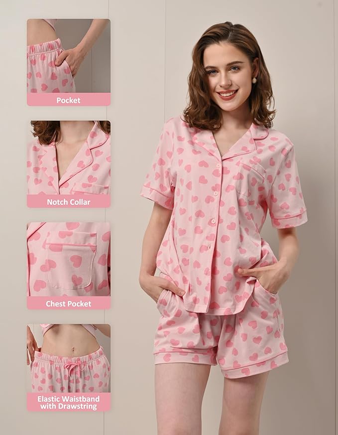Women's 100% Cotton Pajama Set - 2 Piece