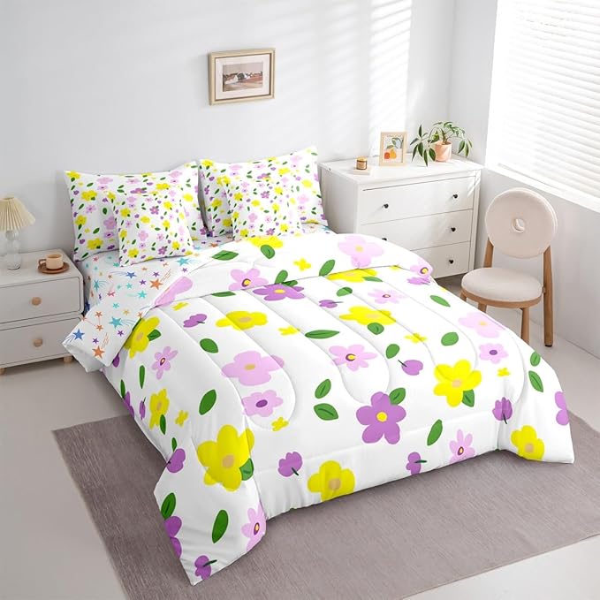 Microfiber Comforter Set - Queen - 7 Piece