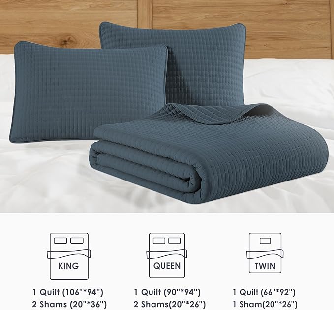 Quilt Set - Queen - 3 Piece