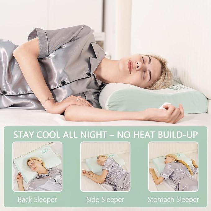 Memory Foam Cooling Bed Pillow