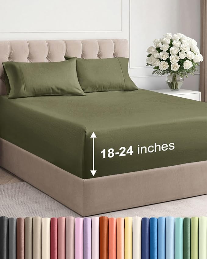 Cooling Bed Sheet Set - Twin XL - 4 Piece