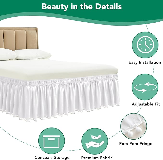 Bed Skirt - King - 15 in Drop