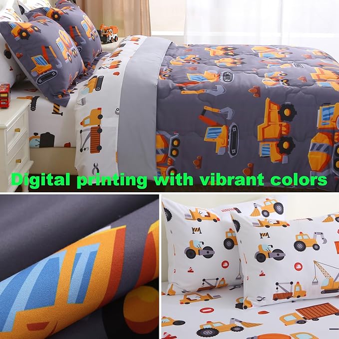 Microfiber Comforter Set - Twin - 7 Piece