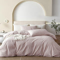 Linen Duvet Cover Set - King - 132 x 120 in - 3 Piece