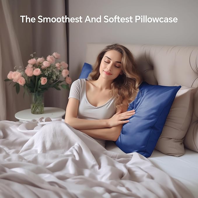 Mulberry Silk Cooling Pillowcase Set - Standard - 20 x 26 in - 2 Pack