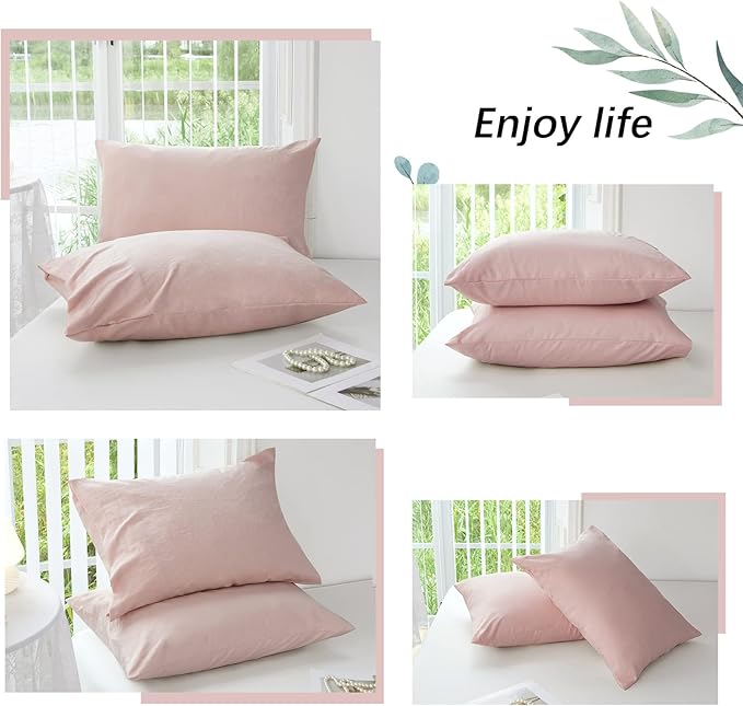 Microfiber Pillowcase Set - King - 20 x 40 in - 2 Pack - 2 Piece