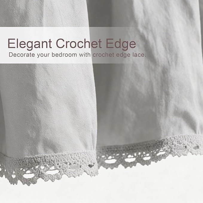 100% Cotton Bed Skirt - Queen - 18 in Drop