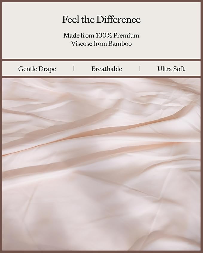 Bamboo Bed Sheet Set - Split King - 5 Piece