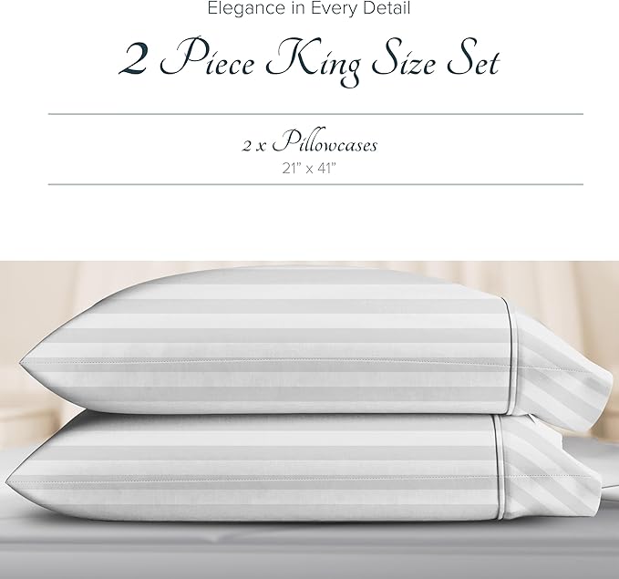 Linen Cooling Pillowcase Set - King - 2 Piece