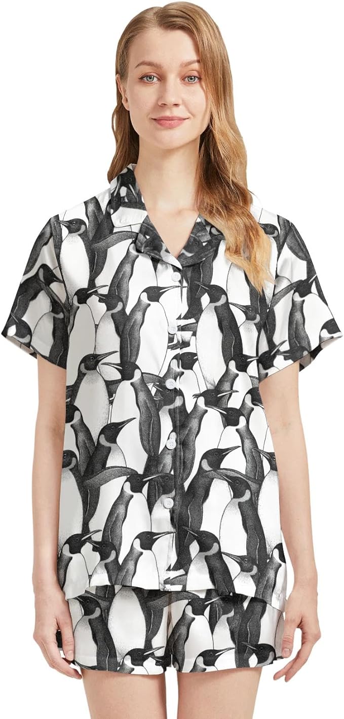 Women's Pajama Set - Short Sleeve - 2 Piece