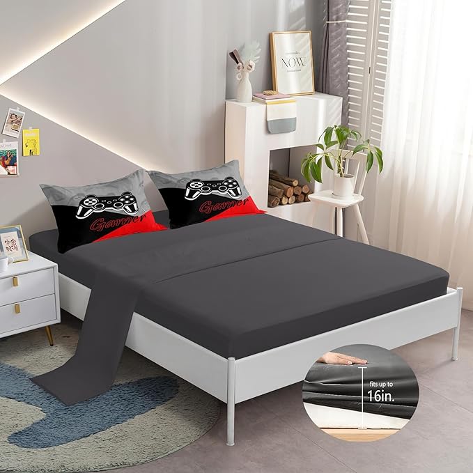 Microfiber Comforter Set - Queen - 6 Piece