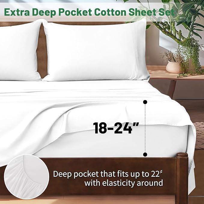 Bed Sheet Set - King - 4 Piece