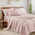 Bamboo Cooling Bed Sheet Set - Queen - 6 Piece