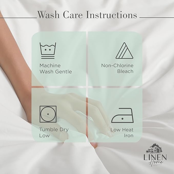 100% Cotton Bed Sheet Set - Full - 4 Piece