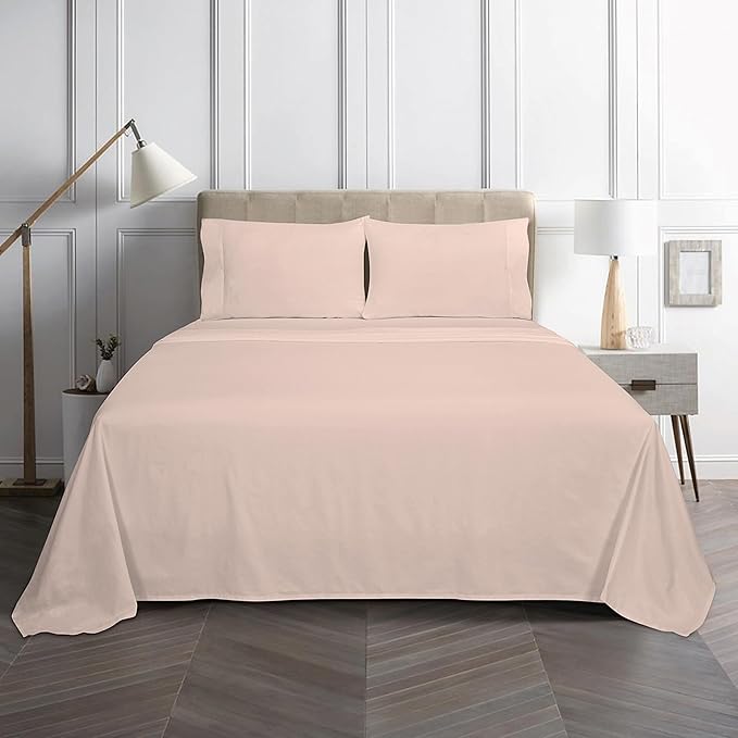 Bamboo Cooling Bed Sheet Set - Queen - 4 Piece
