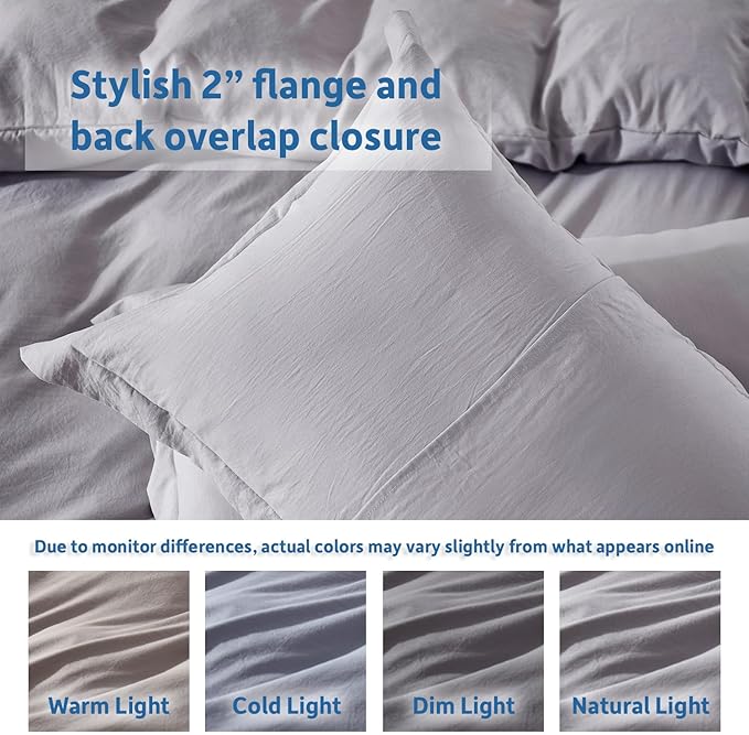 Duvet Cover Set - Full - 80 x 90 in - 3 Piece