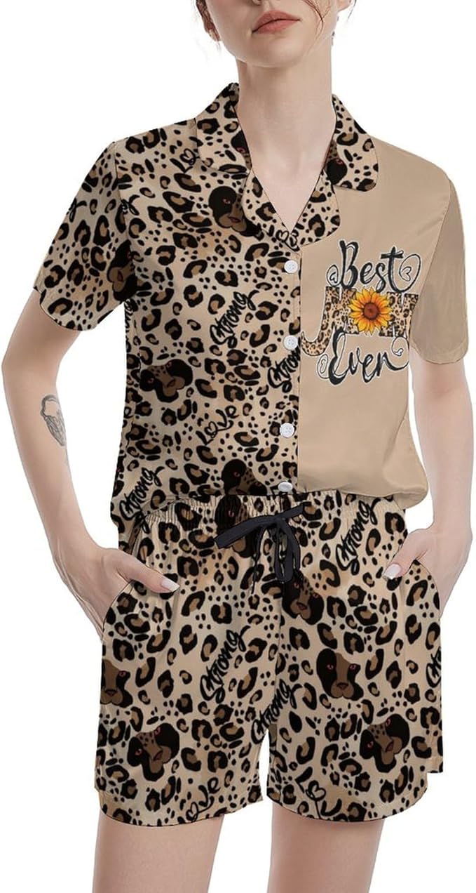 Women's Pajama Set - Short Sleeve - 2 Piece