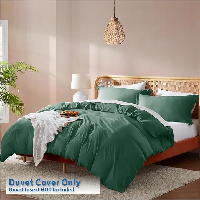Duvet Cover Set - Queen - 90 x 90 in - 3 Piece