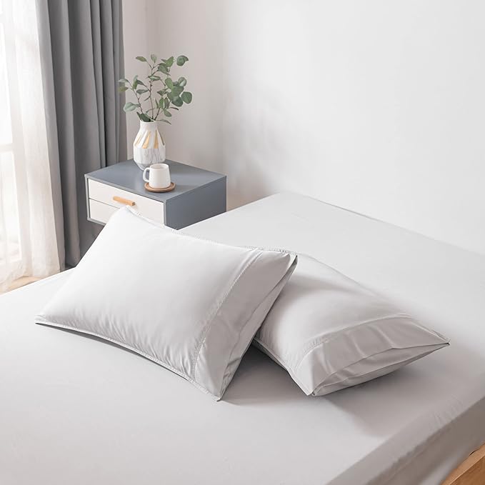 Bamboo Cooling Pillowcase Set - Queen - 2 Piece