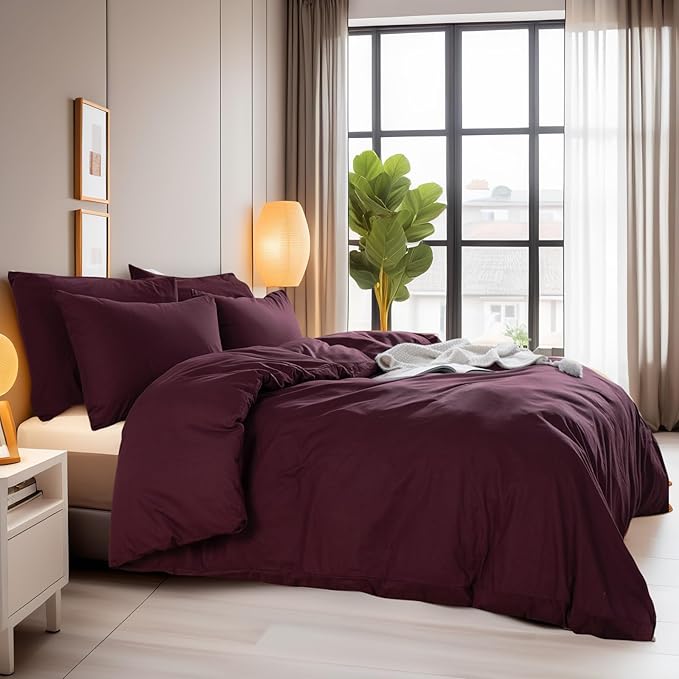 Linen Duvet Cover Set - 3 Piece