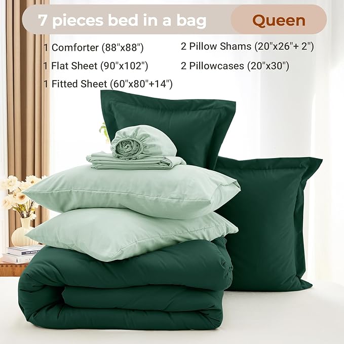 Comforter Set - Queen - 7 Piece