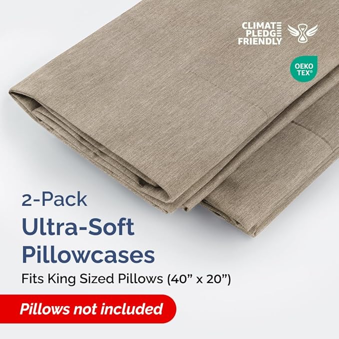 Pillowcase Set - King - 2 Piece
