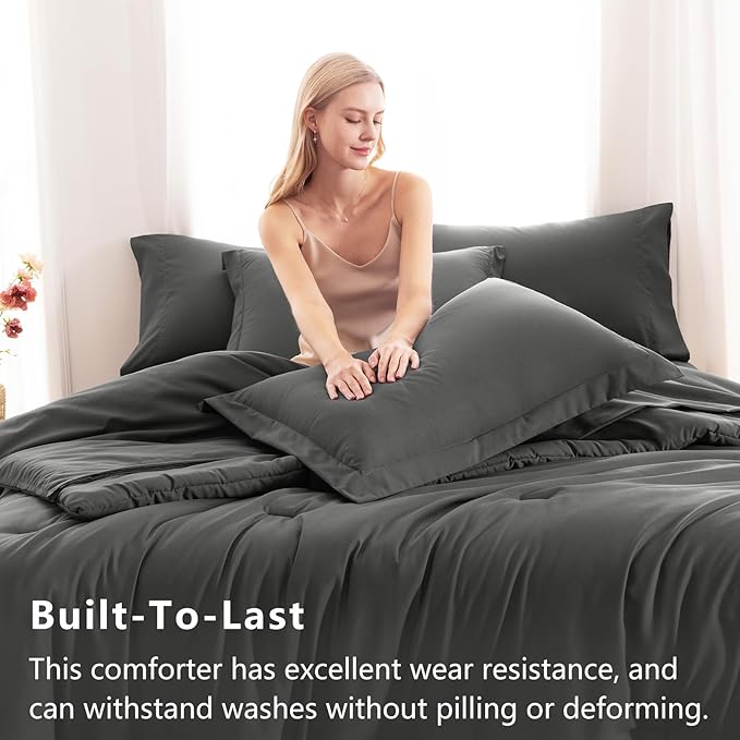 Down Alternative Comforter Set - Queen - 7 Piece