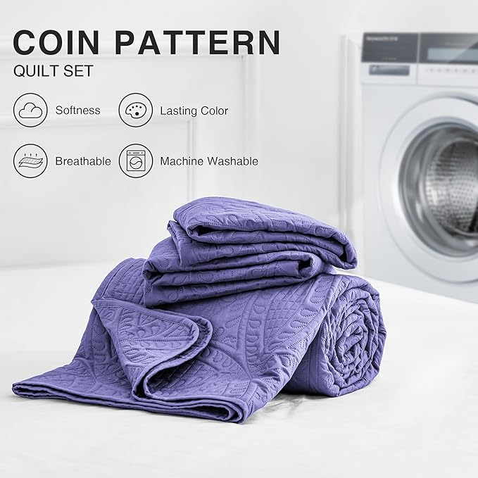 Quilt Set - King - 3 Piece