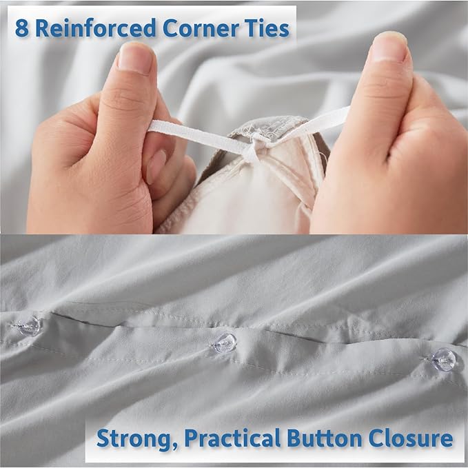 Down Alternative Duvet Cover Set - Full - 4 Piece