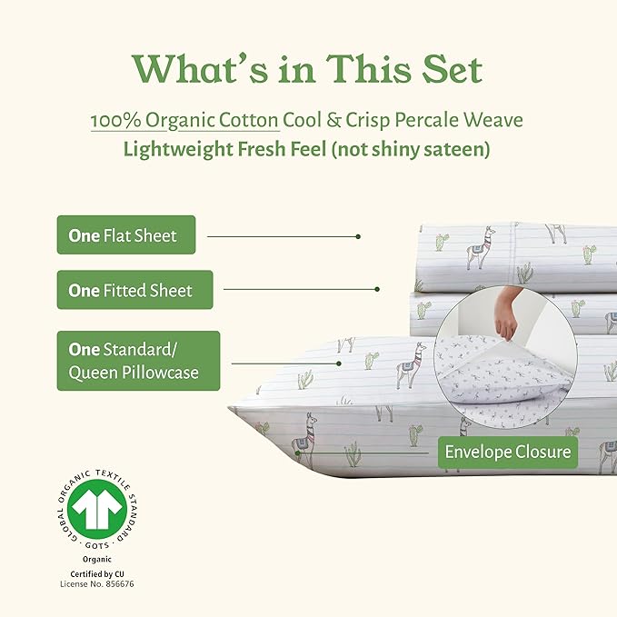 Bed Sheet Set - Twin - 3 Piece
