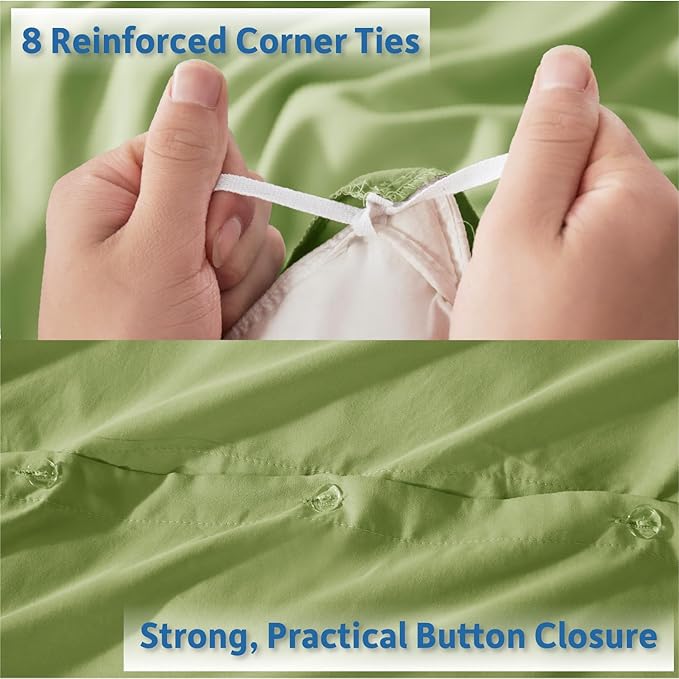 Down Alternative Duvet Cover Set - King - 4 Piece