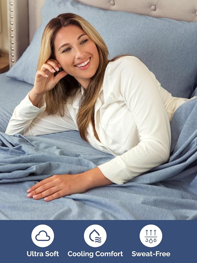 Cooling Bed Sheet Set - Twin - 4 Piece