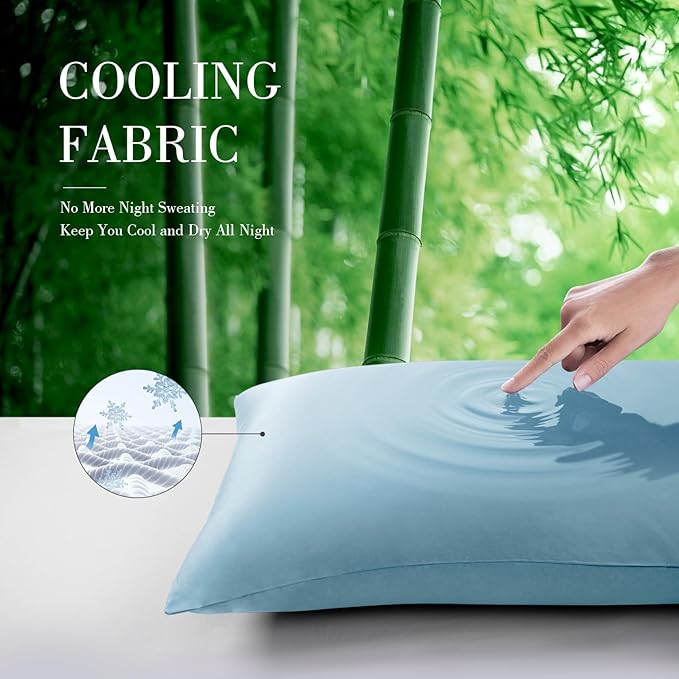 Cooling Pillowcase Set - Queen - 20 x 30 in - 2 Piece