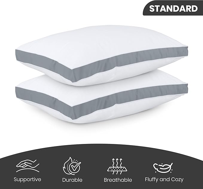 Down Alternative Cooling Bed Pillow - Standard - 2 Piece