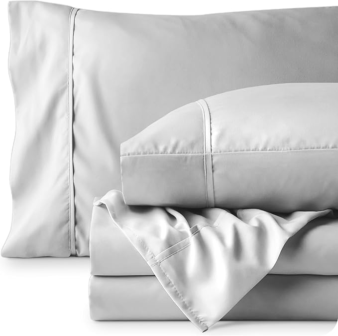 Microfiber Bed Sheet Set - Queen - 4 Piece
