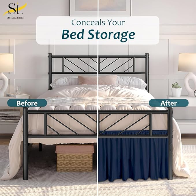 Linen Bed Skirt - Twin