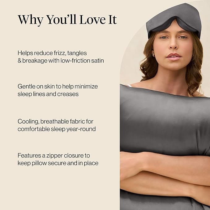Satin Cooling Pillowcase - Queen