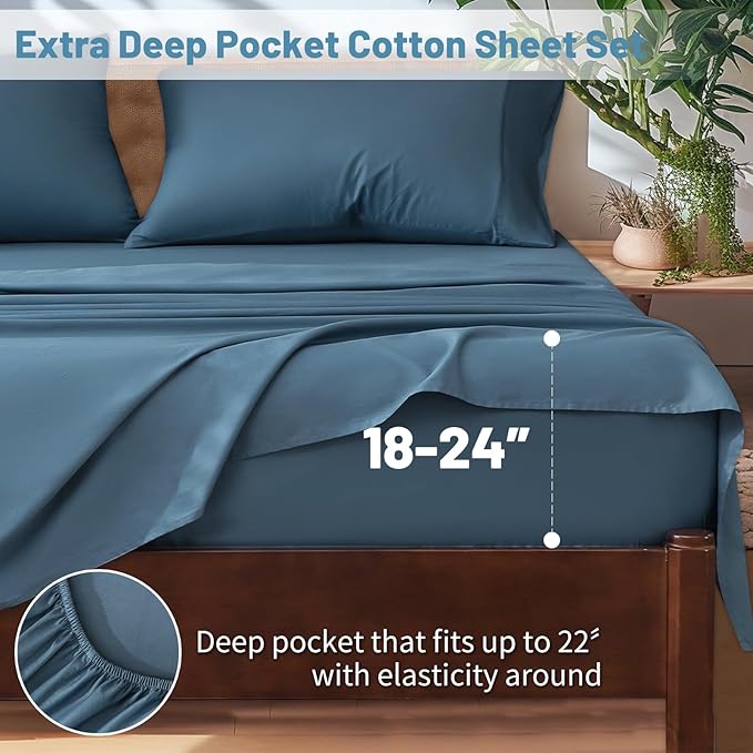 Bed Sheet Set - King - 4 Piece