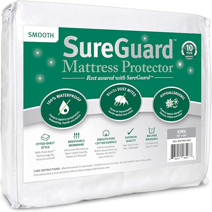Waterproof Mattress Protector - King