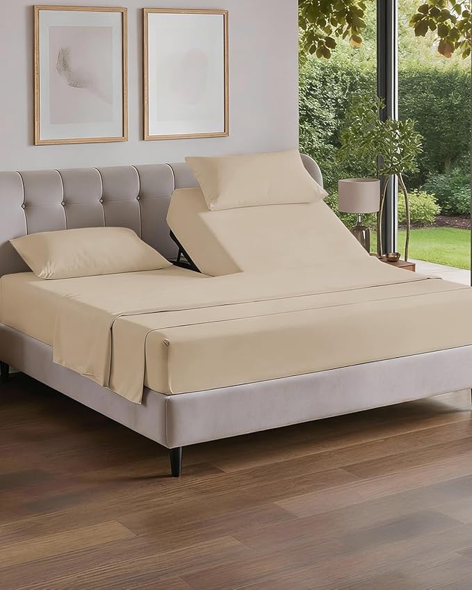 Cooling Bed Sheet Set - King - 4 Piece
