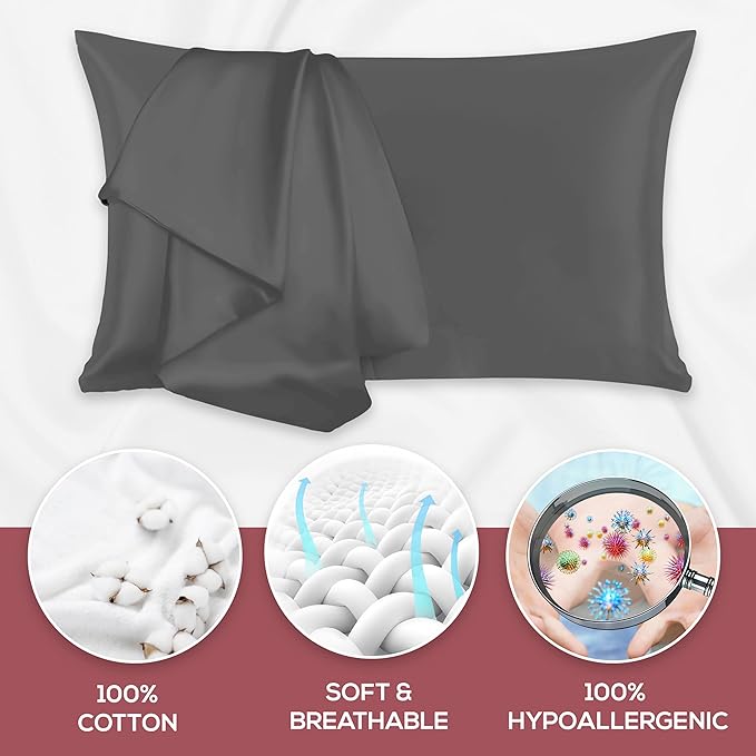 Linen Pillowcase Set - Standard - 2 Pack