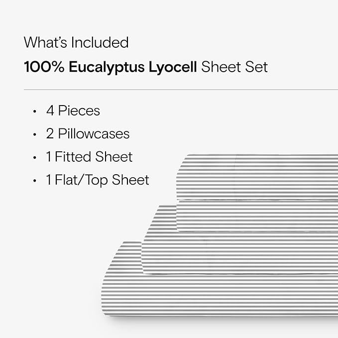 Cooling Bed Sheet Set - Full - 4 Piece