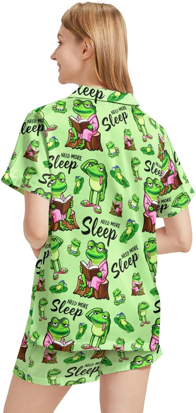 Women's Pajama Set - Short Sleeve - 2 Piece