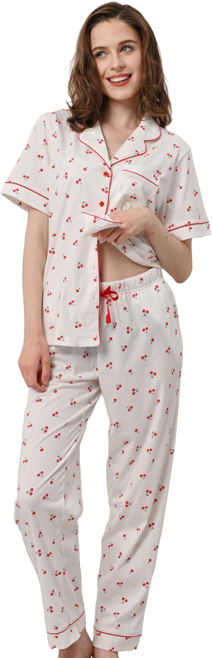 Women's 100% Cotton Pajama Set - 2 Piece