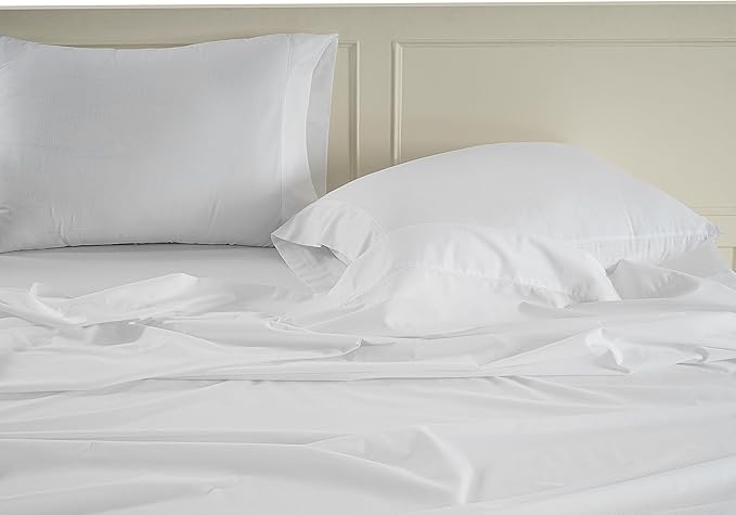 Linen Bed Sheet Set - King - 15 in Deep Pocket - 4 Piece