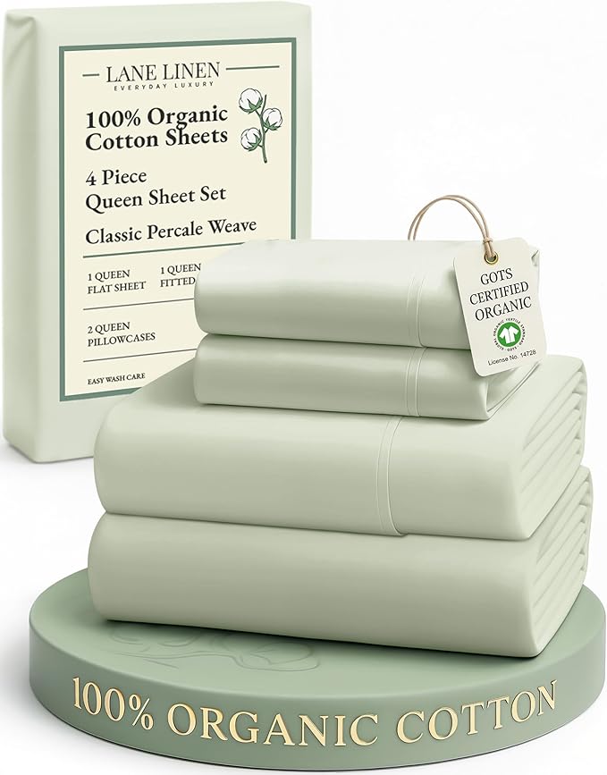 Linen Cooling Bed Sheet Set - Queen - 4 Piece