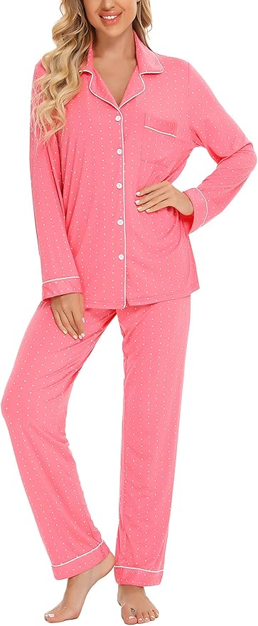 Women's Pants Pajama Set - Long Sleeve - 2 Piece