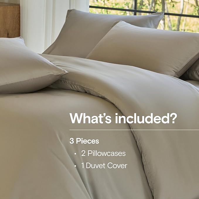 Bamboo Cooling Duvet Cover Set - Queen